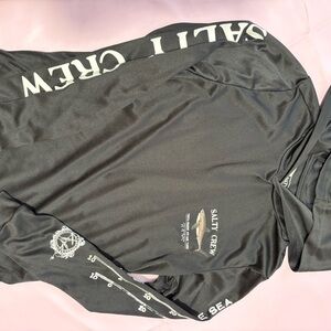 Salty Crew Black Rash Guard for Men